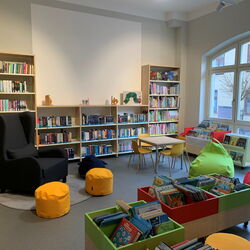 Lesesessel in der Bibliothek Friedrichroda