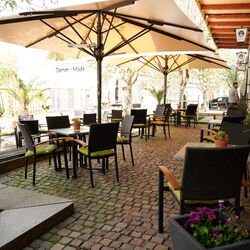 Terrasse vom Kurcafé Friedrichroda