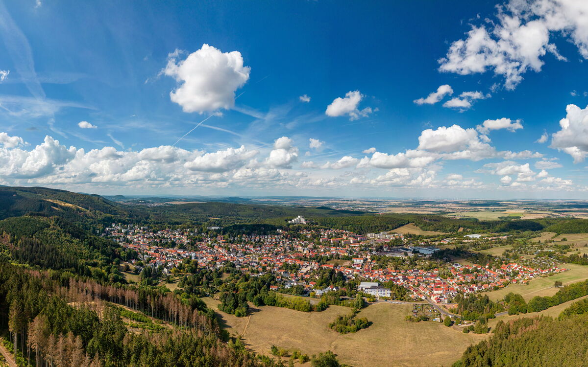 Friedrichroda - Panoramaaufnahme