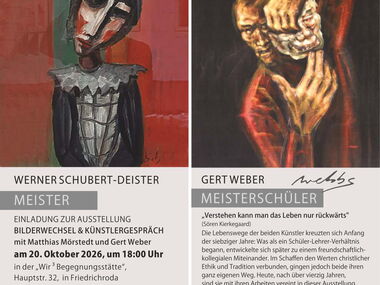 Flyer Ausstellung Schubert-Deister & Weber