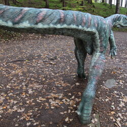 Skulptur auf dem Saurierpfad Georgenthal – Tambach-Dietharz