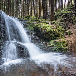 Wasserfall am Schilfwasser bei Friedrichroda