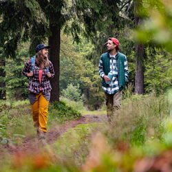 Wanderer am Rennsteig