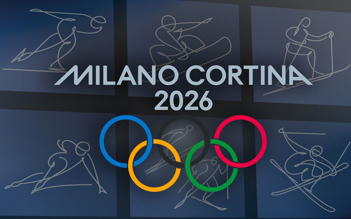 Olympische Ringe Milano Cortina 2026