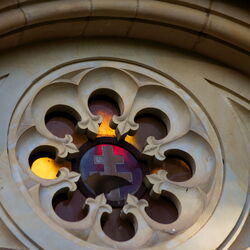 Detail an der Schlosskapelle Reinhardsbrunn