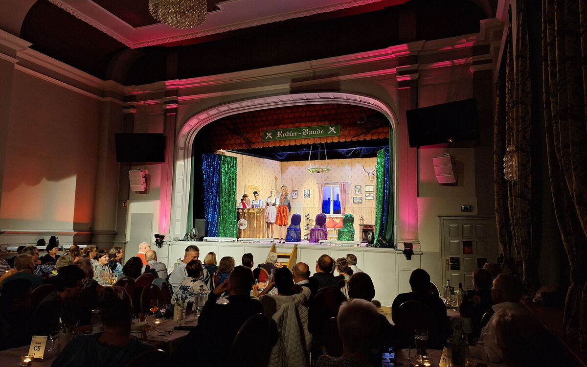 Blick in den Saal des Thüringer Kloßtheater in Friedrichroda