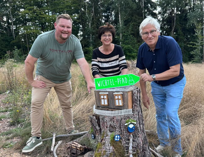 Er&ouml;ffnung Wichtelpfad in Fintserbergen