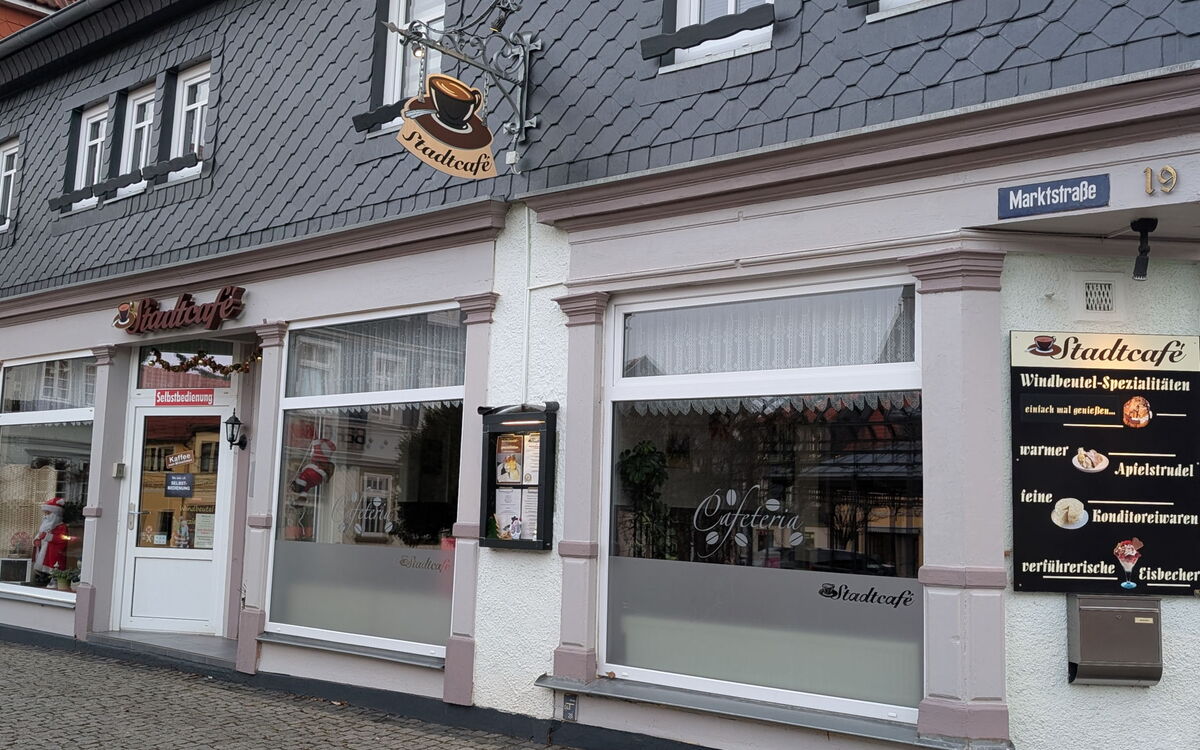 Aussenansicht Stadtcafe Friedrichroda
