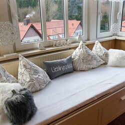 Schlafcouch in der Pension Café Waldschlösschen in Friedrichroda im Thüringer Wald