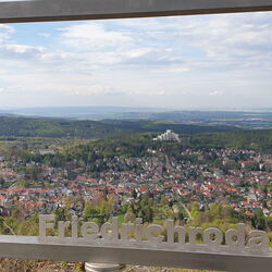 Fotopoint am Körnberg mit einem Friedrichroda-Bilderrahmen