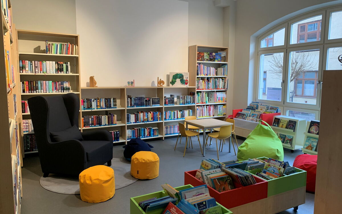 Lesesessel in der Bibliothek Friedrichroda