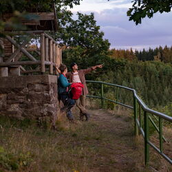 Blockhütte bei Finsterbergen