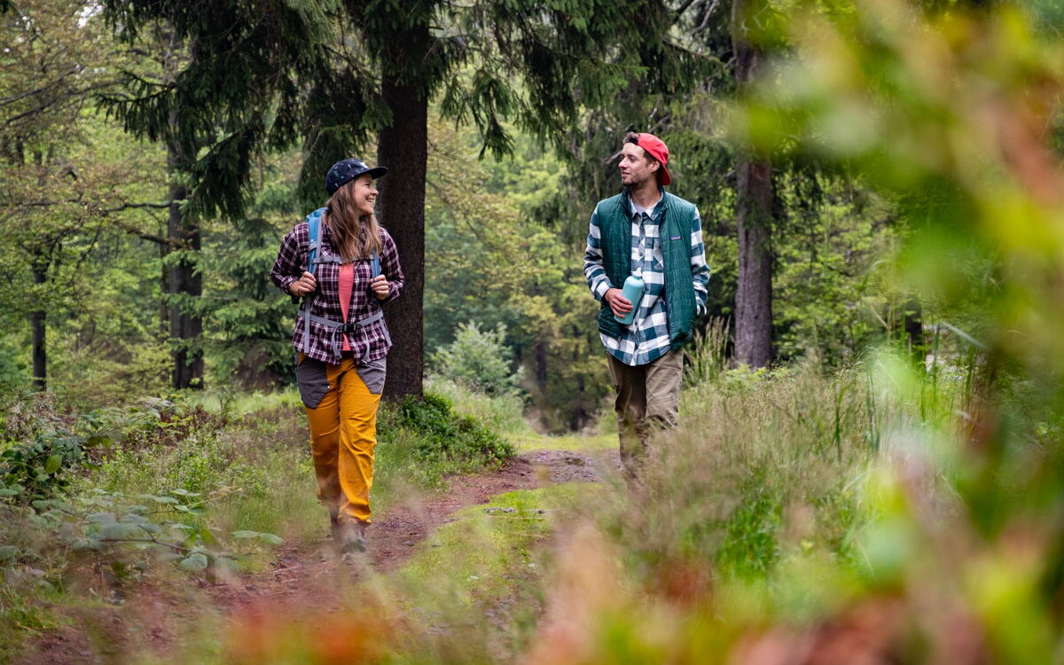Wanderer am Rennsteig
