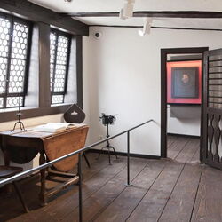 Die historischen Lutherstuben in der Dauerausstellung "Luther und die Bibel" im Lutherhaus Eisenach