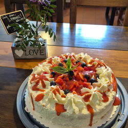 Bergmannsstube Sahnetorte